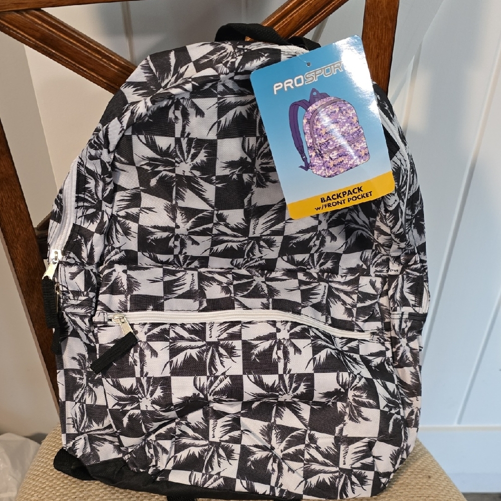 Black and White Women's Backpack